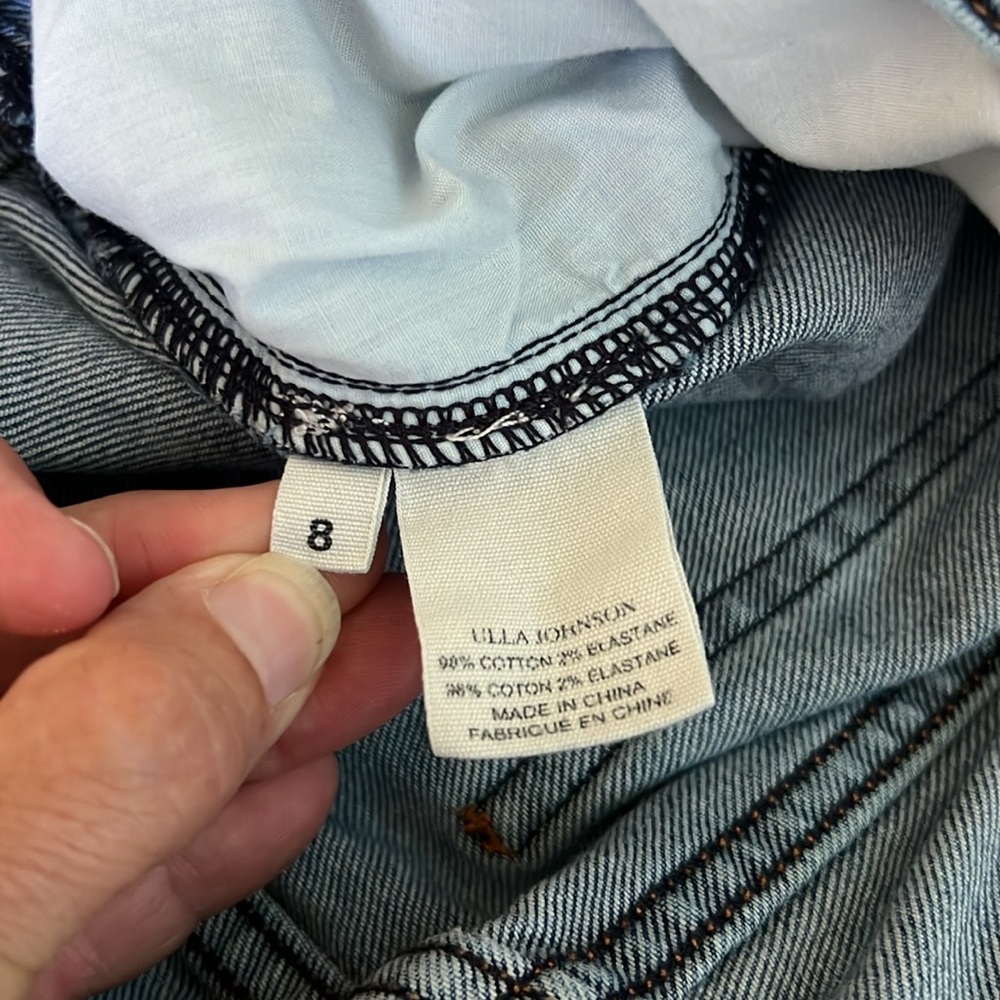 Ulla Johnson Brodie Barrel Acid Wash Jeans - Picture 13 of 16